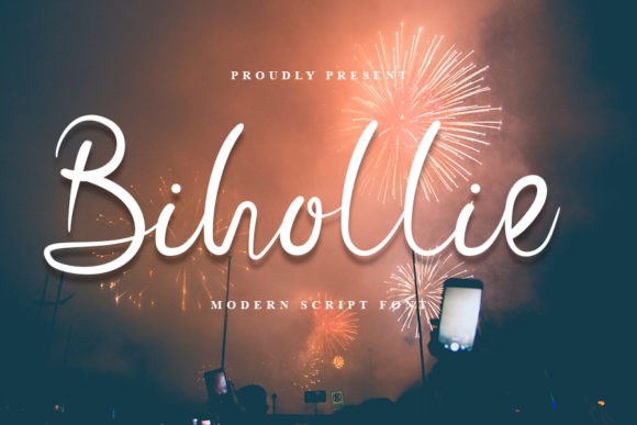Bihollie: The Elegant Handwritten Font for Makers