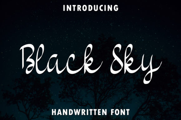 Black Sky Font Review: A Delicate Typeface for Romantic Brands