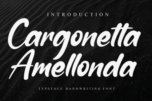 Cargonetta Amellonda: A Bold Handwritten Typeface for Web Design