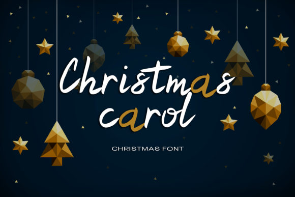 Christmas Carol: A Dreamy Handwritten Font for Web Design