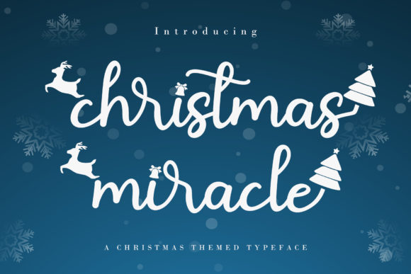 Christmas Miracle: A Festive Font for Branding