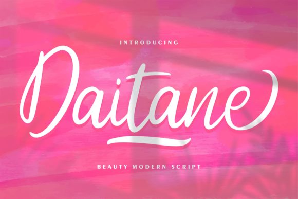 Daitane: A Sweet Handwritten Font for Makers