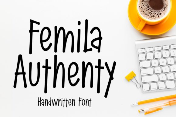 Femila Authenty: A Quirky Handwritten Font for Brands