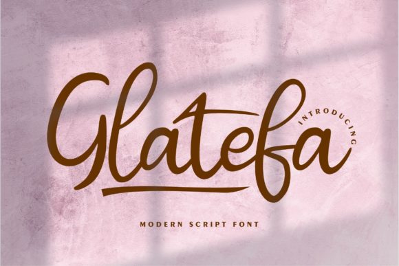 Glatefa: A Handwritten Font for Modern Web Design