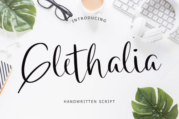 Glethalia: A Handwritten Font for Modern Brands