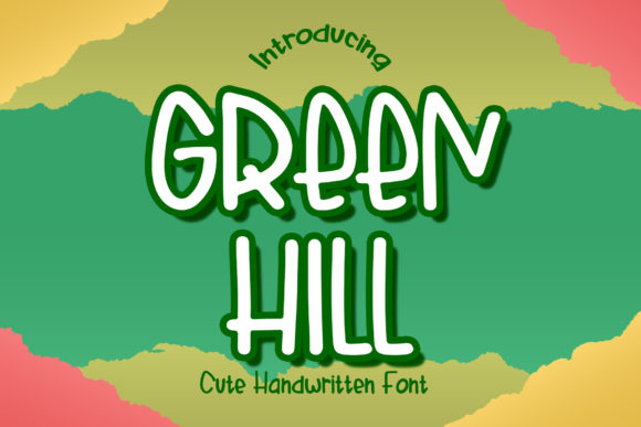 Green Hill: A Handwritten Font for Editorial Design