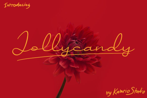Jollycandy: A Sweet Script Font for Editorial Design