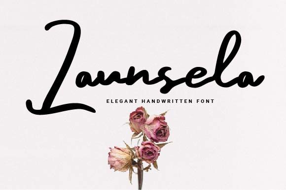 Launsela: A Modern Handwritten Font for Web Design