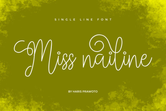 Miss Nailine Font for Handmade Creators