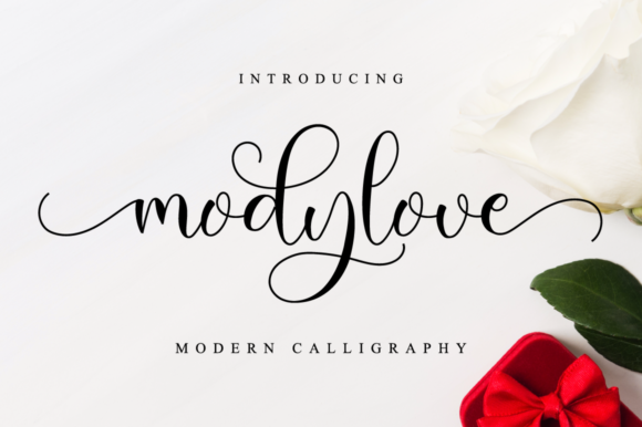 Mody Love: A Romantic Script Font for Makers