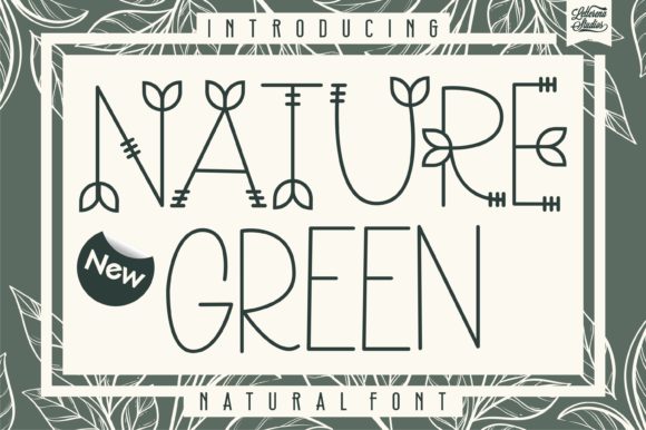Nature Green: A Handwritten Font for Modern Web Design