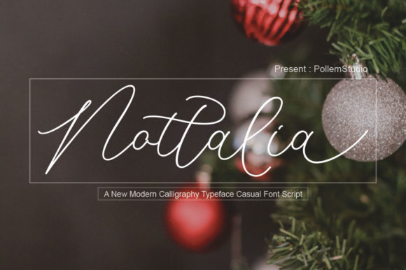 Nottalia Typeface for Editorial Design