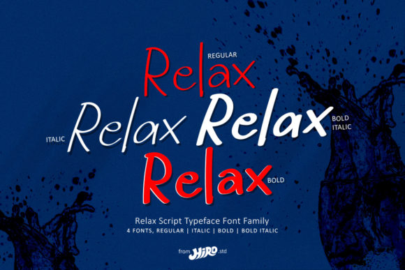 Relax Font: A Handwritten Typeface for Editorial Design