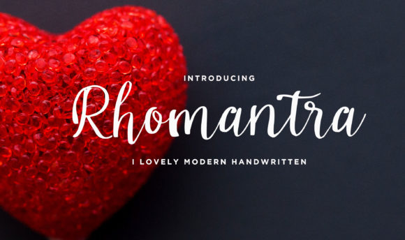 Rhomantra: A Handwritten Font for Modern Brands
