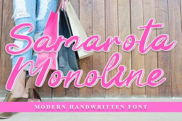 Samarota Monoline: A Clean Typeface for Branding