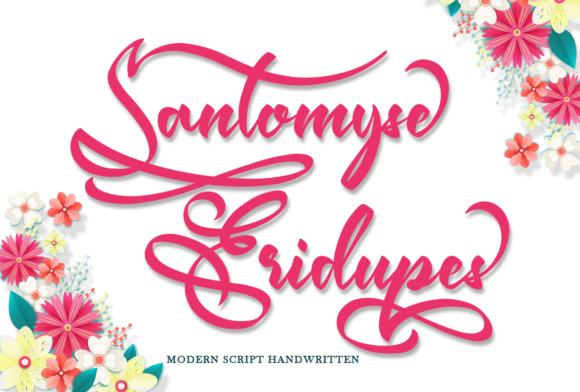 Santomyse Eridupes: A Premium Script Font for Marketers