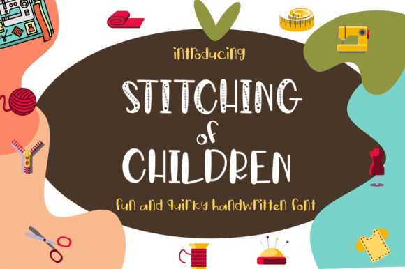 Stitching of Children: A Playful Font for Branding
