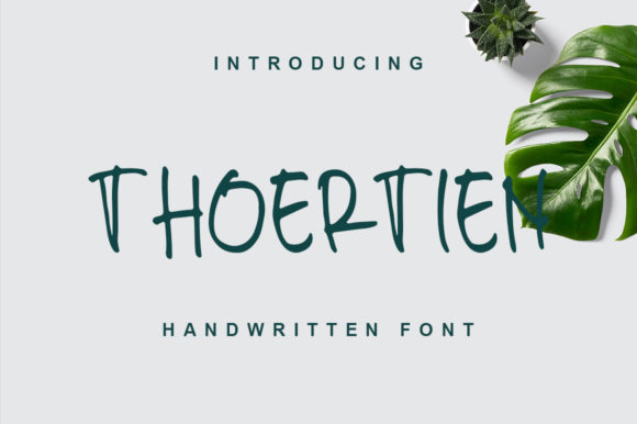 Thoertien Font: A Designer’s Take on Handwritten Style