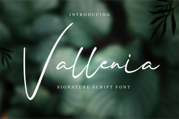 Vallenia: The Handwritten Font That Elevates Brands