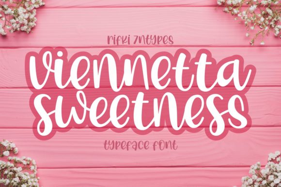 Viennetta Sweetness: A Playful Script Font for Campaigns
