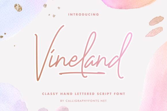 Vineland Font Review: Elegant Script for Branding