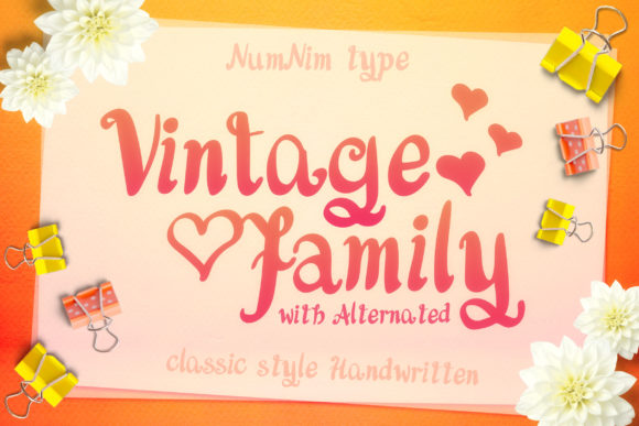 Vintage Family Font: Elevate Your Brand Style