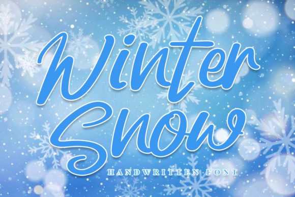 Winter Snow Font: Elevate Your Brand Identity